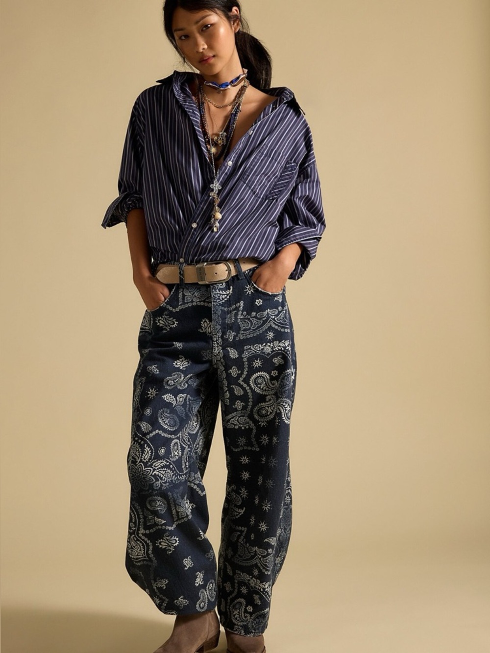 Free People Good Luck Barrel Jeans | 14.5” waist - Picture 4 of 12